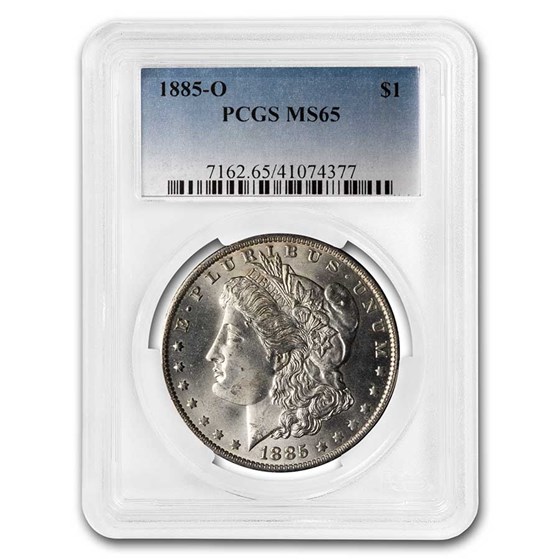 1885-O Morgan Dollar MS-65 PCGS 1885-O Morgan Dollar MS-65 PCGS